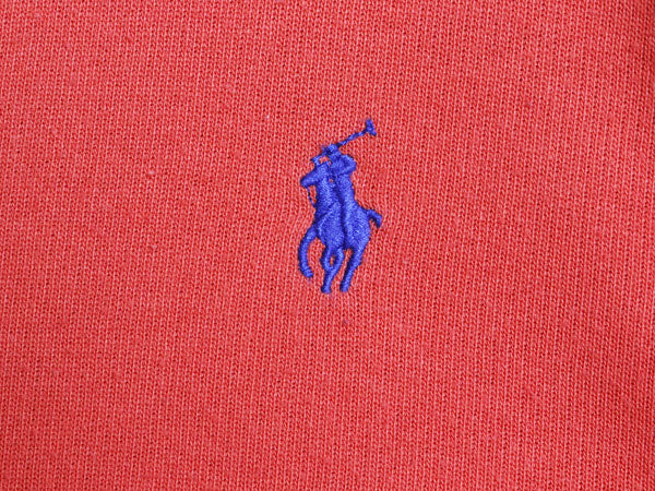 ポロ ラルフローレン 前V スウェット メンズ M トレーナー ワンポイント ストレッチ クルーネック 長袖 Tシャツ ロンT 裏起毛なし シンプル