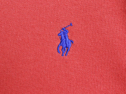 ポロ ラルフローレン 前V スウェット メンズ M トレーナー ワンポイント ストレッチ クルーネック 長袖 Tシャツ ロンT 裏起毛なし シンプル