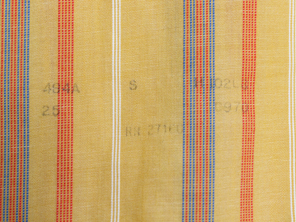 70s Grant Crest ストライプ 長袖 シャツ メンズ S / ヴィンテージ シワになりにくい 薄手 ノーアイロン きれいめ カジュアル ワイシャツ