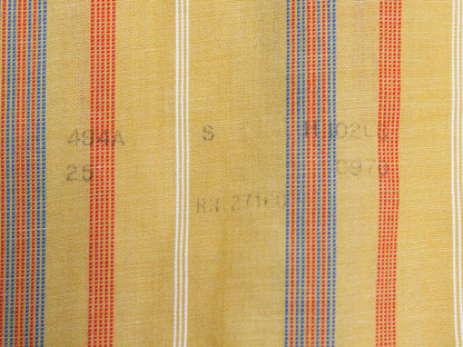 70s Grant Crest ストライプ 長袖 シャツ メンズ S / ヴィンテージ シワになりにくい 薄手 ノーアイロン きれいめ カジュアル ワイシャツ