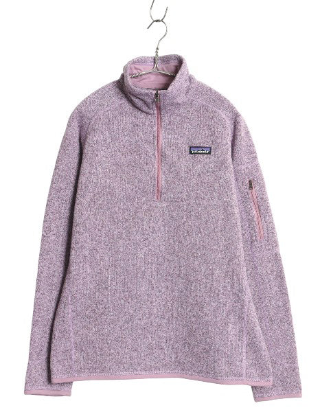 パタゴニア ベターセーター ハーフジップ レディース L 程/ 古着 アウトドア 裏起毛 フリース セーター プルオーバー ジャケット ブルゾン