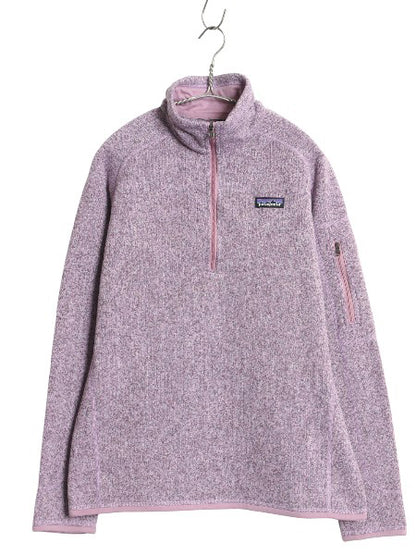 パタゴニア ベターセーター ハーフジップ レディース L 程/ 古着 アウトドア 裏起毛 フリース セーター プルオーバー ジャケット ブルゾン