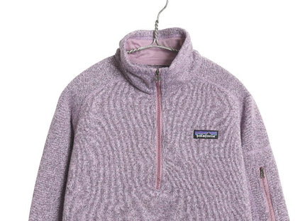 パタゴニア ベターセーター ハーフジップ レディース L 程/ 古着 アウトドア 裏起毛 フリース セーター プルオーバー ジャケット ブルゾン