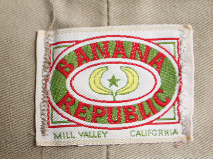 80s ★ バナナリパブリック グルカ タイプ ショートパンツ メンズ M 程/ 80年代 ヴィンテージ BANANA REPUBLIC コットン ショーツ サファリ
