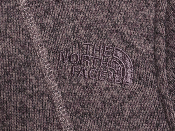 US企画 ノースフェイス セーター フリース パーカー ジャケット レディース S / アウトドア ブルゾン フルジップ ハイネック ワンポイント