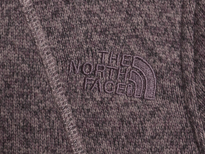 US企画 ノースフェイス セーター フリース パーカー ジャケット レディース S / アウトドア ブルゾン フルジップ ハイネック ワンポイント