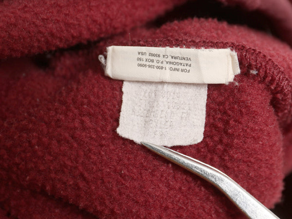 90s パタゴニア シンチラ スナップT メンズ L 古着 オールド アウトドア フリース プルオーバー ジャケット ジャンパー ハイネック エンジ