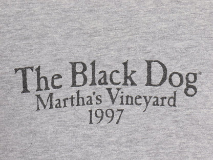 90s The Black Dog ドッグ イラスト プリント Tシャツ メンズ レディース XL / オールド アニマル キャラクター グラフィック 大きいサイズ