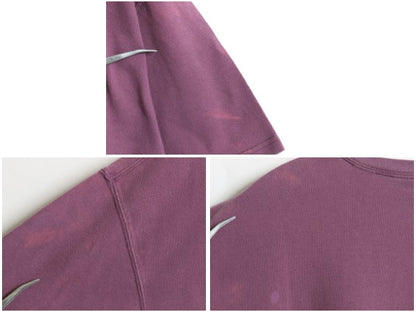 00s オールド ギャップ 鹿の子 ポケット付き 半袖 Tシャツ メンズ L / 無地 ポケT ヘビーウェイト コットン カットソー ボックス パープル