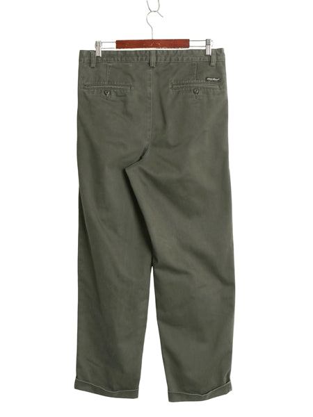 00s エディバウアー コットン チノ パンツ メンズ 33 30 / オールド CLASSIC FIT ツータック チノパン スラックス ストレート ワンポイント