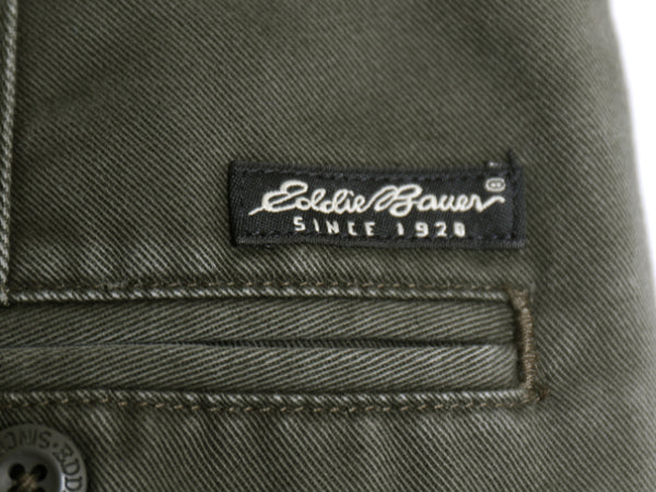 00s エディバウアー コットン チノ パンツ メンズ 33 30 / オールド CLASSIC FIT ツータック チノパン スラックス ストレート ワンポイント