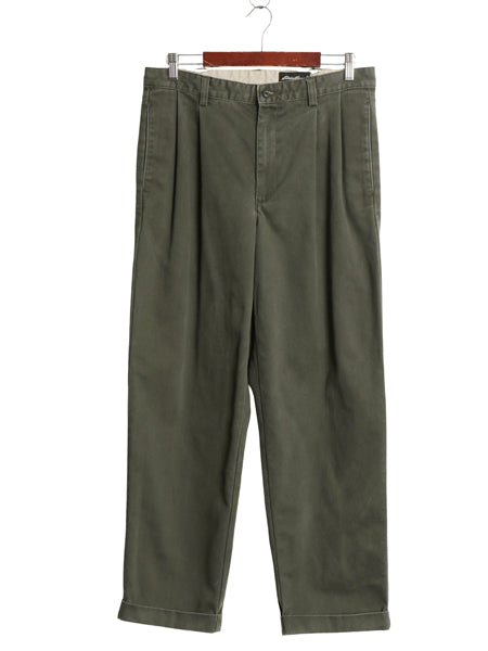 00s エディバウアー コットン チノ パンツ メンズ 33 30 / オールド CLASSIC FIT ツータック チノパン スラックス ストレート ワンポイント
