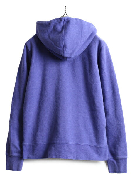 ■ ノースフェイス プリント スウェット フード パーカー ( レディース M ) The North Face トレーナー プルオーバー 裏起毛 スエット 紫