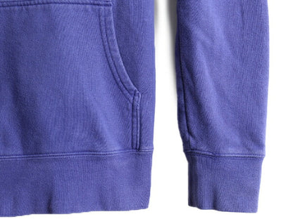 ■ ノースフェイス プリント スウェット フード パーカー ( レディース M ) The North Face トレーナー プルオーバー 裏起毛 スエット 紫