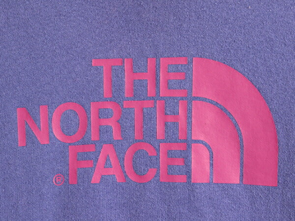 ■ ノースフェイス プリント スウェット フード パーカー ( レディース M ) The North Face トレーナー プルオーバー 裏起毛 スエット 紫