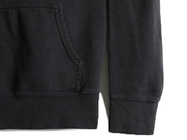 ■ ノースフェイス プリント スウェット フード パーカー ( レディース S ) The North Face トレーナー プルオーバー 裏起毛 アウトドア 黒