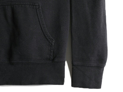 ■ ノースフェイス プリント スウェット フード パーカー ( レディース S ) The North Face トレーナー プルオーバー 裏起毛 アウトドア 黒