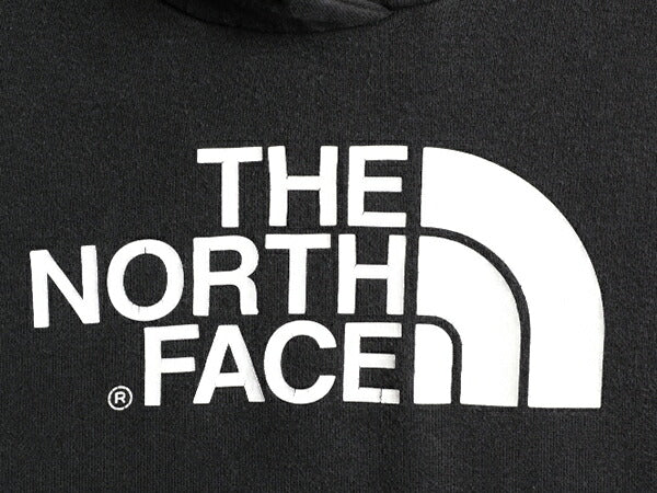 ■ ノースフェイス プリント スウェット フード パーカー ( レディース S ) The North Face トレーナー プルオーバー 裏起毛 アウトドア 黒