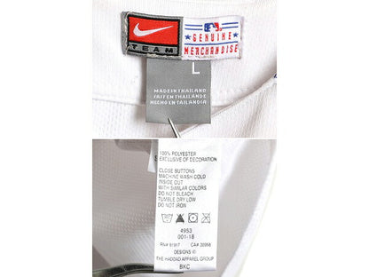00s ボーイズ XL メンズ S 程■ ナイキ MLB オフィシャル メッツ ベースボール シャツ / NIKE ゲームシャツ ユニフォーム 大リーグ 野球