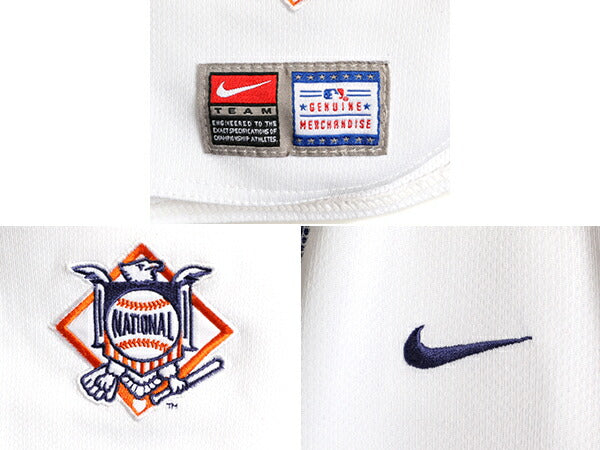 00s ボーイズ XL メンズ S 程■ ナイキ MLB オフィシャル メッツ ベースボール シャツ / NIKE ゲームシャツ ユニフォーム 大リーグ 野球