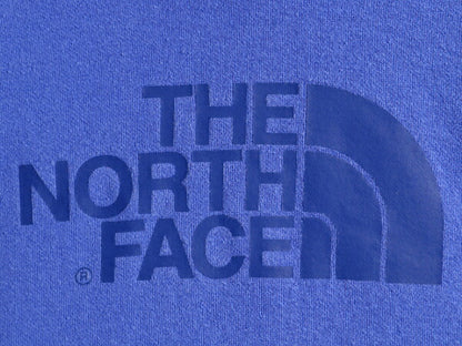 大きいサイズ XL  ■ ノースフェイス プリント スウェット フード パーカー ( レディース  ) 古着 The North Face プルオーバー 裏起毛 紫