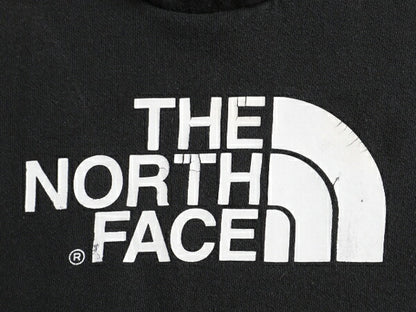 ■ ノースフェイス プリント スウェット フード パーカー 黒 ( レディース M ) The North Face トレーナー プルオーバー 裏起毛 スエット