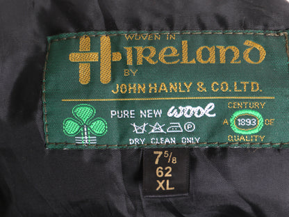 アイルランド製 ジョンヘンリー ツイード パッチワーク ハンチング キャップ メンズ レディース XL 帽子 ウール キャスケット 大きいサイズ