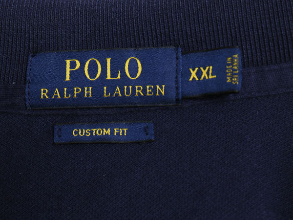 ポロ ラルフローレン 鹿の子 半袖 ポロシャツ メンズ XXL 半袖シャツ コットン トップス カットソー ワンポイント シンプル 大きいサイズ 