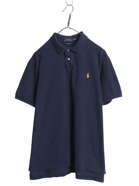 ポロ ラルフローレン 鹿の子 半袖 ポロシャツ メンズ XXL 半袖シャツ コットン トップス カットソー ワンポイント シンプル 大きいサイズ 