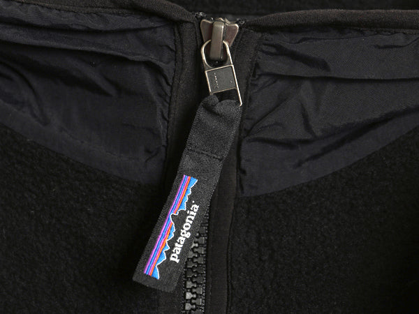 パタゴニア マースピアル シンチラ フリース ジャケット レディース M / 23年製 プルオーバー ブルゾン ハイネック ハーフジップ ブラック
