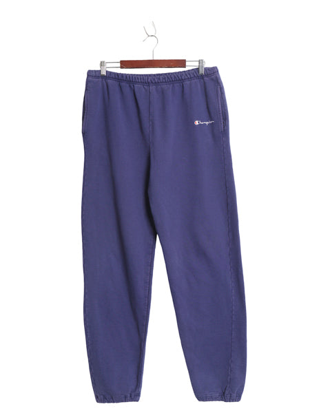 90s チャンピオン ポケット付き スウェット パンツ メンズ XL / オールド 裏起毛 スクリプト ロゴ 目付き ヘビーウェイト 大きいサイズ 