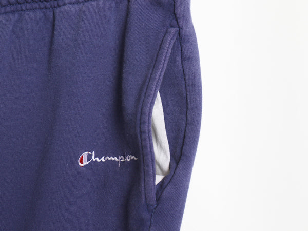 90s チャンピオン ポケット付き スウェット パンツ メンズ XL / オールド 裏起毛 スクリプト ロゴ 目付き ヘビーウェイト 大きいサイズ 