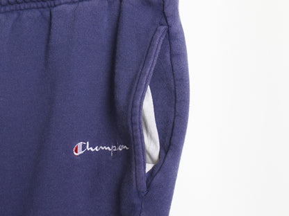 90s チャンピオン ポケット付き スウェット パンツ メンズ XL / オールド 裏起毛 スクリプト ロゴ 目付き ヘビーウェイト 大きいサイズ 