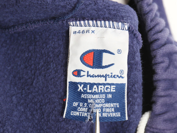 90s チャンピオン ポケット付き スウェット パンツ メンズ XL / オールド 裏起毛 スクリプト ロゴ 目付き ヘビーウェイト 大きいサイズ 