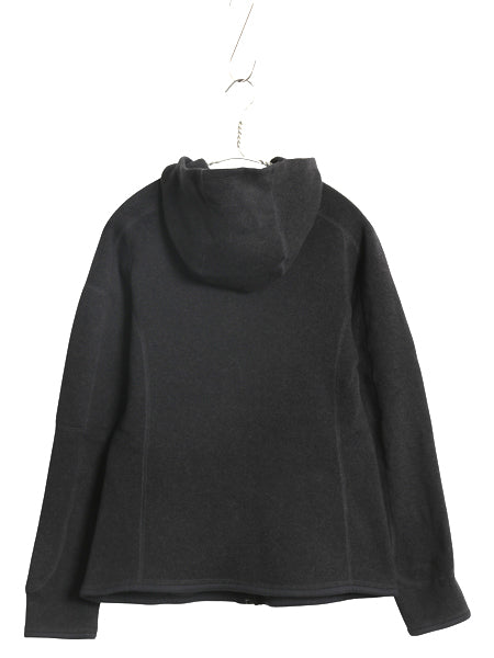 パタゴニア ベターセーター フーディ レディース S 古着 15年製 フリース セーター ジャケット フルジップ パーカー ブルゾン シンプル 黒