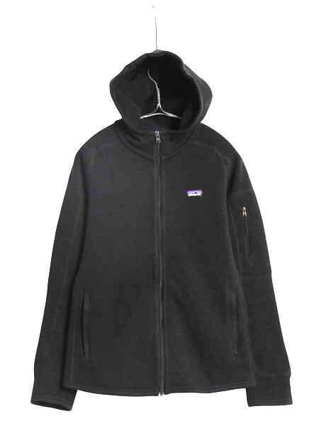 パタゴニア ベターセーター フーディ レディース S 古着 15年製 フリース セーター ジャケット フルジップ パーカー ブルゾン シンプル 黒
