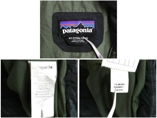 パタゴニア ラダリー パーカー レディース XS / 古着 17年製 中綿 ナイロン キルティング ジャケット フルジップ ジャンパー ロング コート