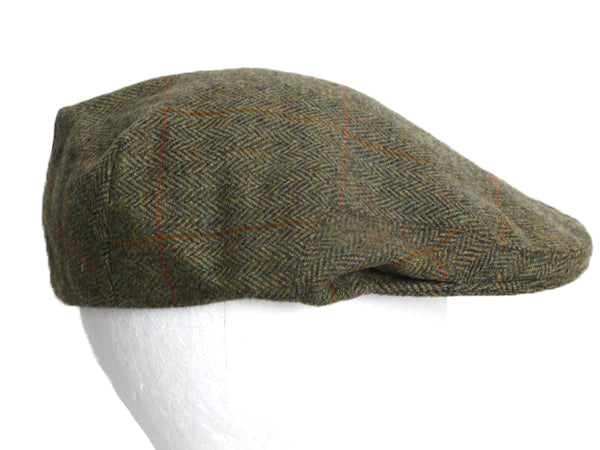 スコットランド製 バブアー ツイード ウール ハンチング キャップ メンズ レディース XXL 古着 帽子 キャスケット 3ワラント 大きいサイズ