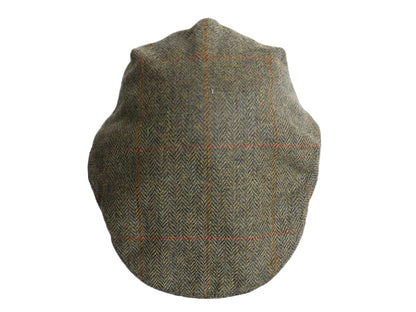 スコットランド製 バブアー ツイード ウール ハンチング キャップ メンズ レディース XXL 古着 帽子 キャスケット 3ワラント 大きいサイズ