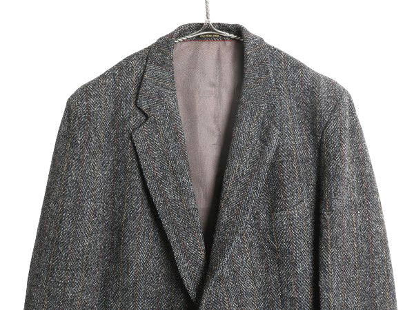 90s ハリスツイード テーラード ジャケット メンズ L 程/ オールド