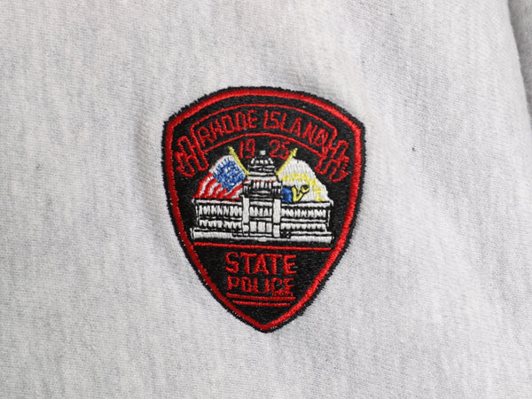  90s USA製 ★ チャンピオン リバースウィーブ スナップ カーディガン メンズ L スウェット トレーナー ポケット付き ワンポイント グレー