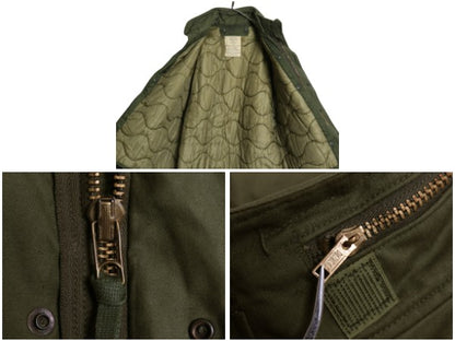 70s 米軍実物 US ARMY M-65 フィールド ジャケット MEDIUM REGULAR / 72年製 ヴィンテージ ミリタリー 3rd ブラス 軍物 中綿 ライナー付き