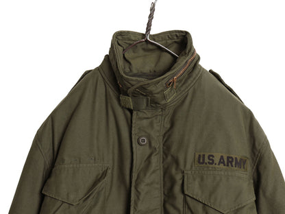 70s 米軍実物 US ARMY M-65 フィールド ジャケット MEDIUM REGULAR / 72年製 ヴィンテージ ミリタリー 3rd ブラス 軍物 中綿 ライナー付き