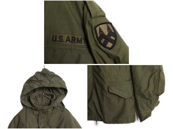 70s 米軍実物 US ARMY M-65 フィールド ジャケット MEDIUM REGULAR / 72年製 ヴィンテージ ミリタリー 3rd ブラス 軍物 中綿 ライナー付き