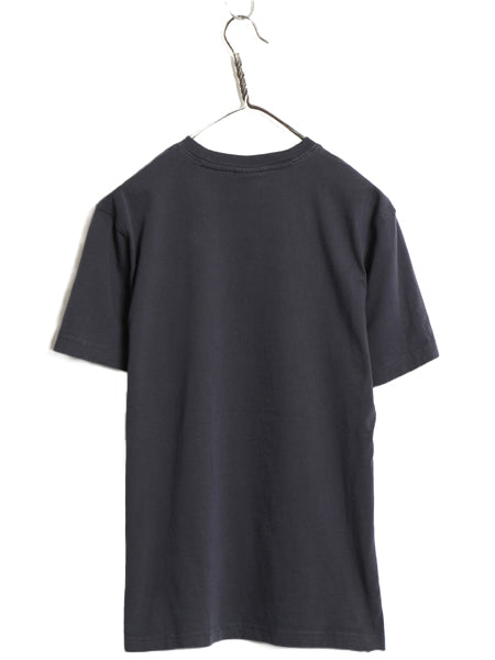 ブルックスブラザーズ 半袖 Tシャツ メンズ M カットソー ワンポイント コットン シンプル クルーネック 無地 ボックス トップス ネイビー
