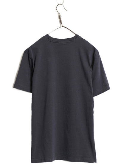 ブルックスブラザーズ 半袖 Tシャツ メンズ M カットソー ワンポイント コットン シンプル クルーネック 無地 ボックス トップス ネイビー