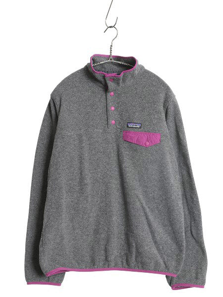 パタゴニア ライトウェイト シンチラ スナップT レディース M / 23年製 フリース プルオーバー ジャケット ブルゾン アウトドア ジャンパー