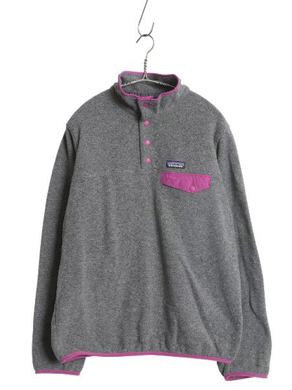 パタゴニア ライトウェイト シンチラ スナップT レディース M / 23年製 フリース プルオーバー ジャケット ブルゾン アウトドア ジャンパー