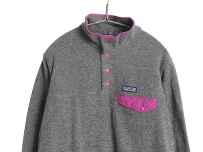 パタゴニア ライトウェイト シンチラ スナップT レディース M / 23年製 フリース プルオーバー ジャケット ブルゾン アウトドア ジャンパー