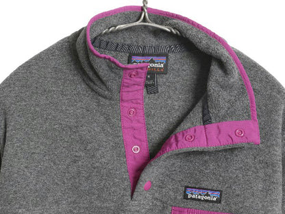 パタゴニア ライトウェイト シンチラ スナップT レディース M / 23年製 フリース プルオーバー ジャケット ブルゾン アウトドア ジャンパー